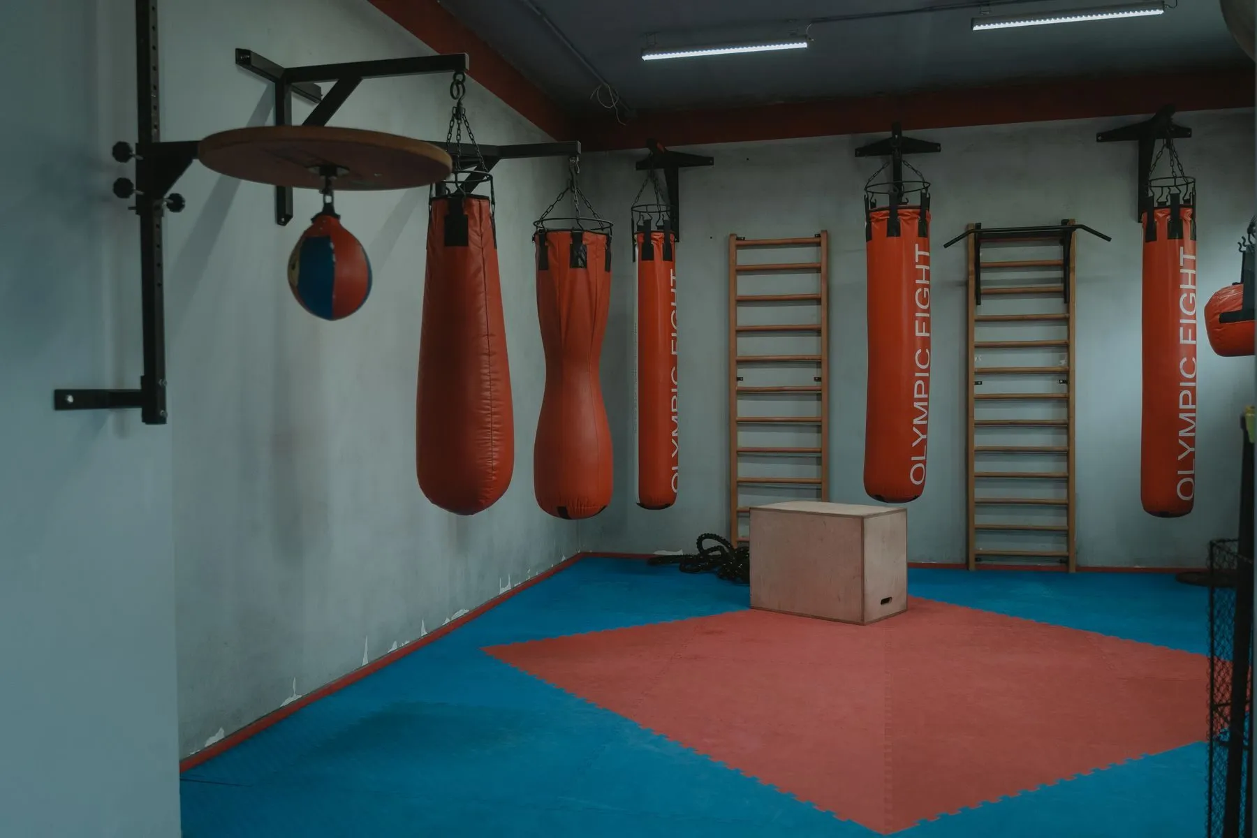 Boxing & MMA corner at a PuneFit gym